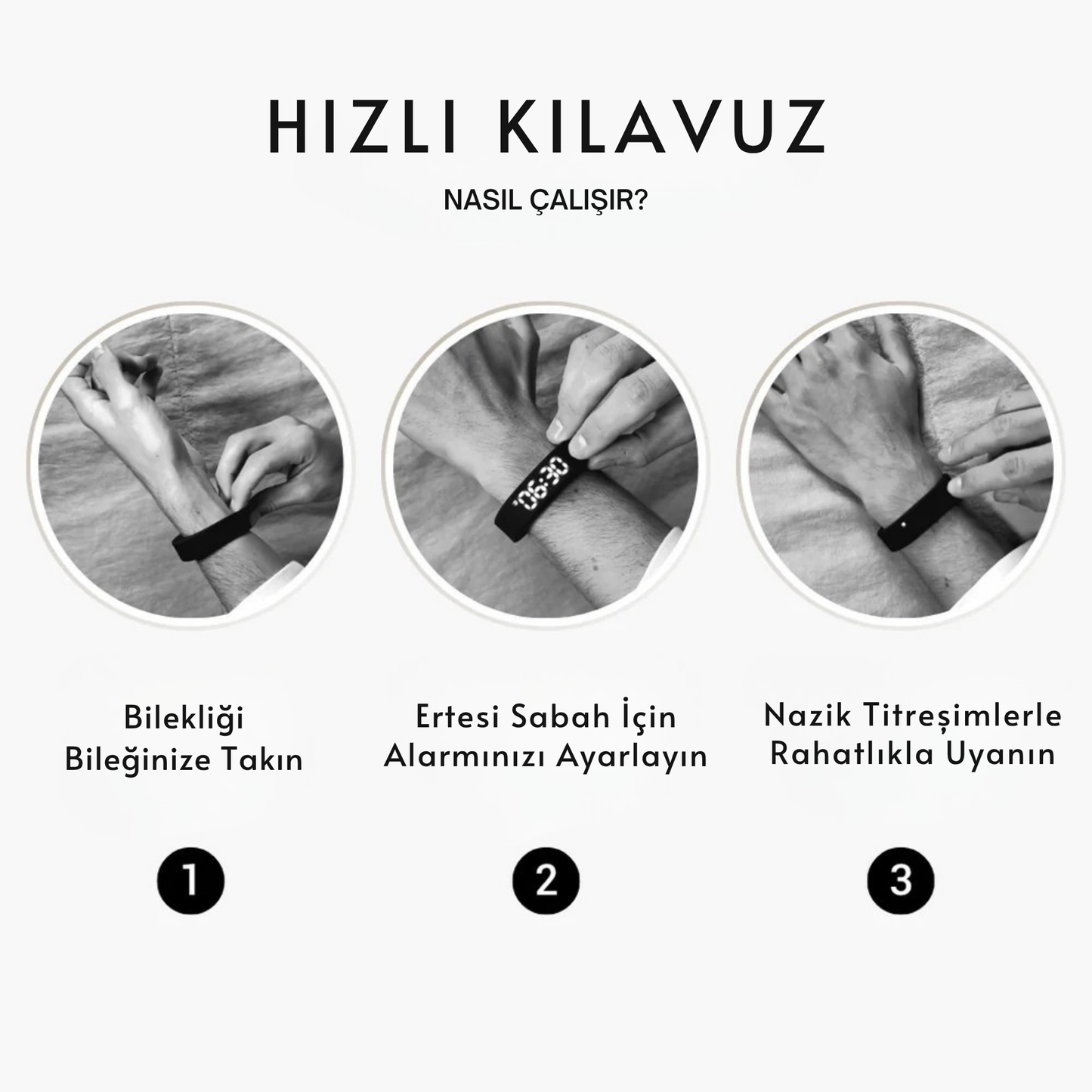 The Sleep Deep® Titreşimli Uyandırıcı Bileklik