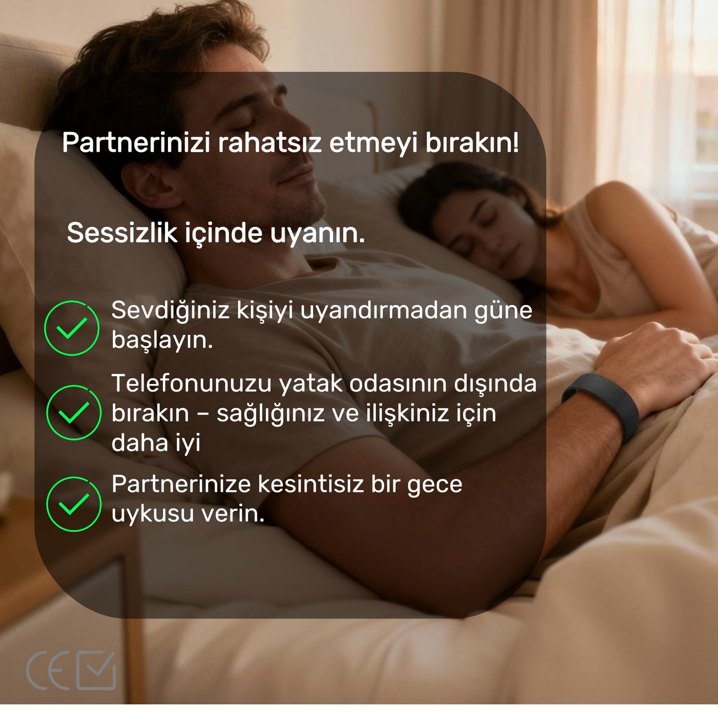 The Sleep Deep® Titreşimli Uyandırıcı Bileklik